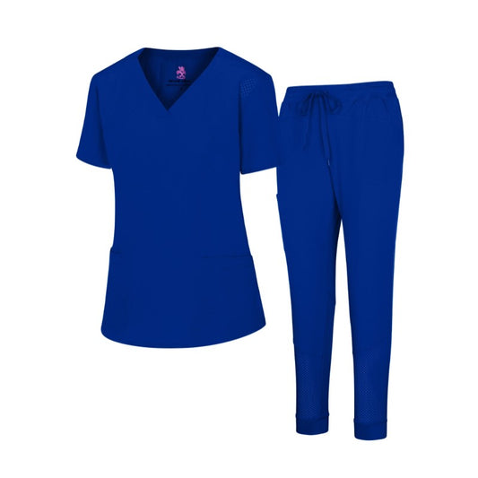 Royal Blue Natural Uniform Top