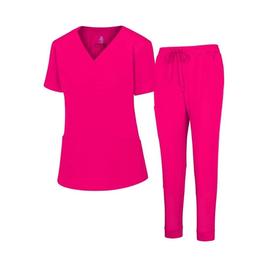 Hot Pink Natural Uniforms Top