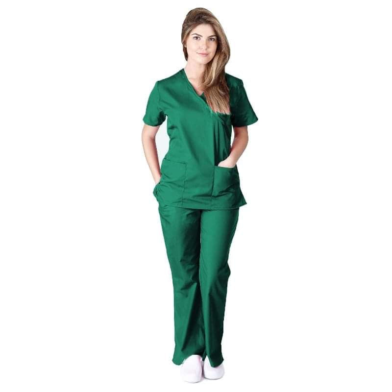 Hunter Green Natural Uniforms Top