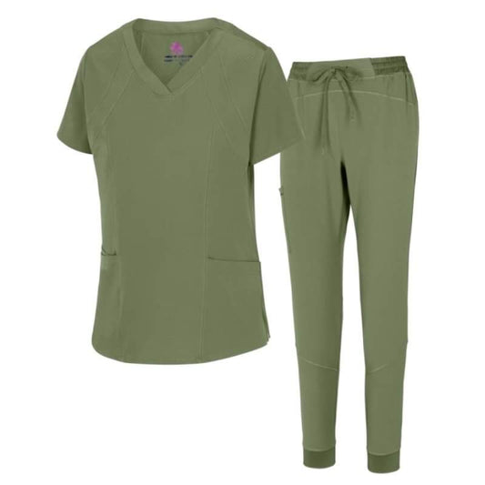 Olive Natural Uniforms Jogger Pants